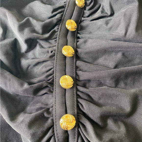 Vintage Black One Piece Swimsuit - Picture 2 of 9